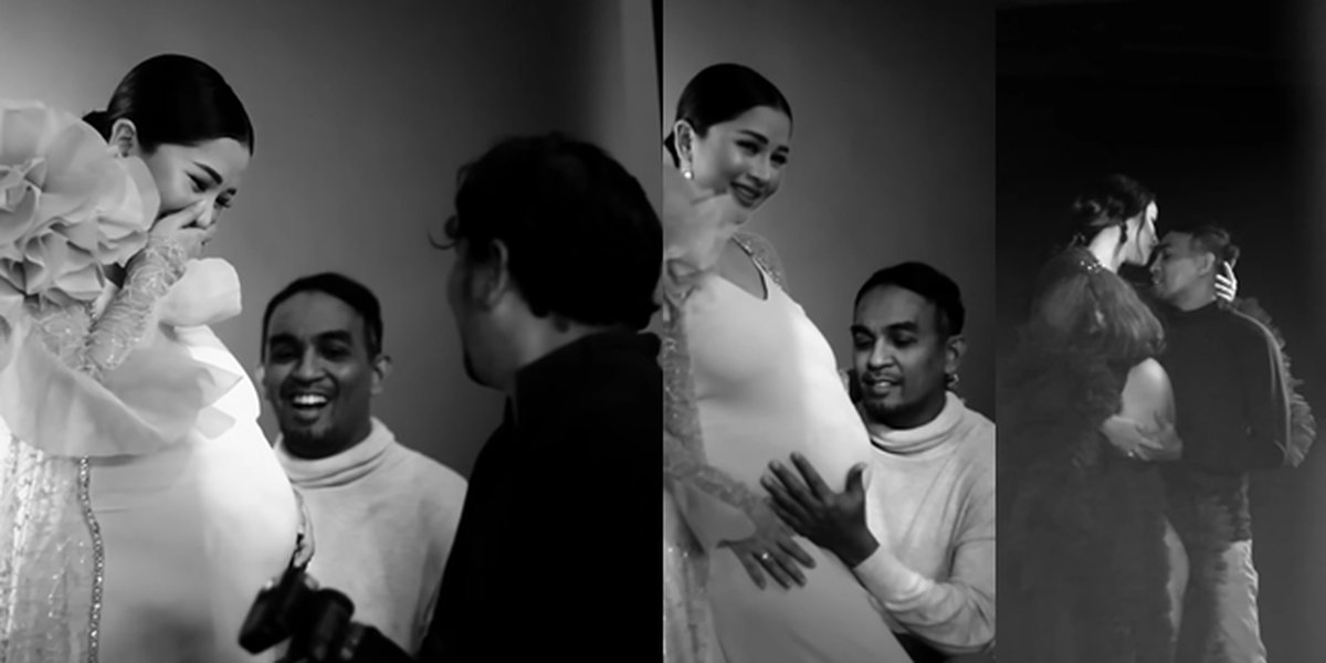 15 Memorable Moments Behind The Scenes of Maternity Shoot Mutia Ayu, Full of Laughter and Affectionate Kisses from Glenn Fredly