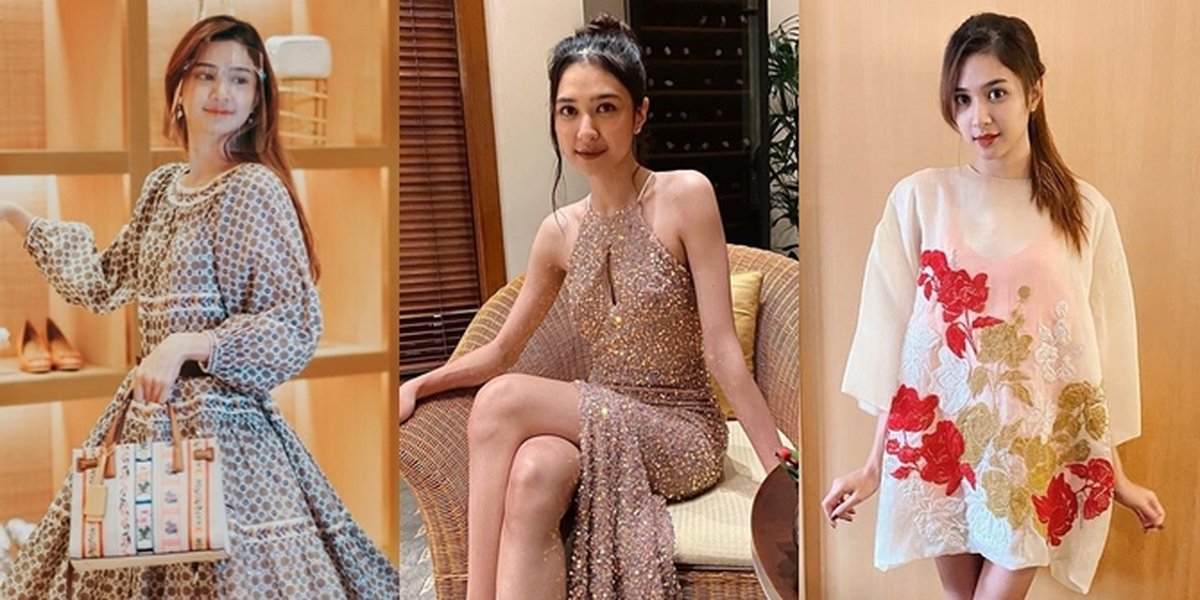 16 Photos of Mikha Tambayong Wearing Glamorous to Simple Dresses, Showing off Slim Legs with High Slit Cut
