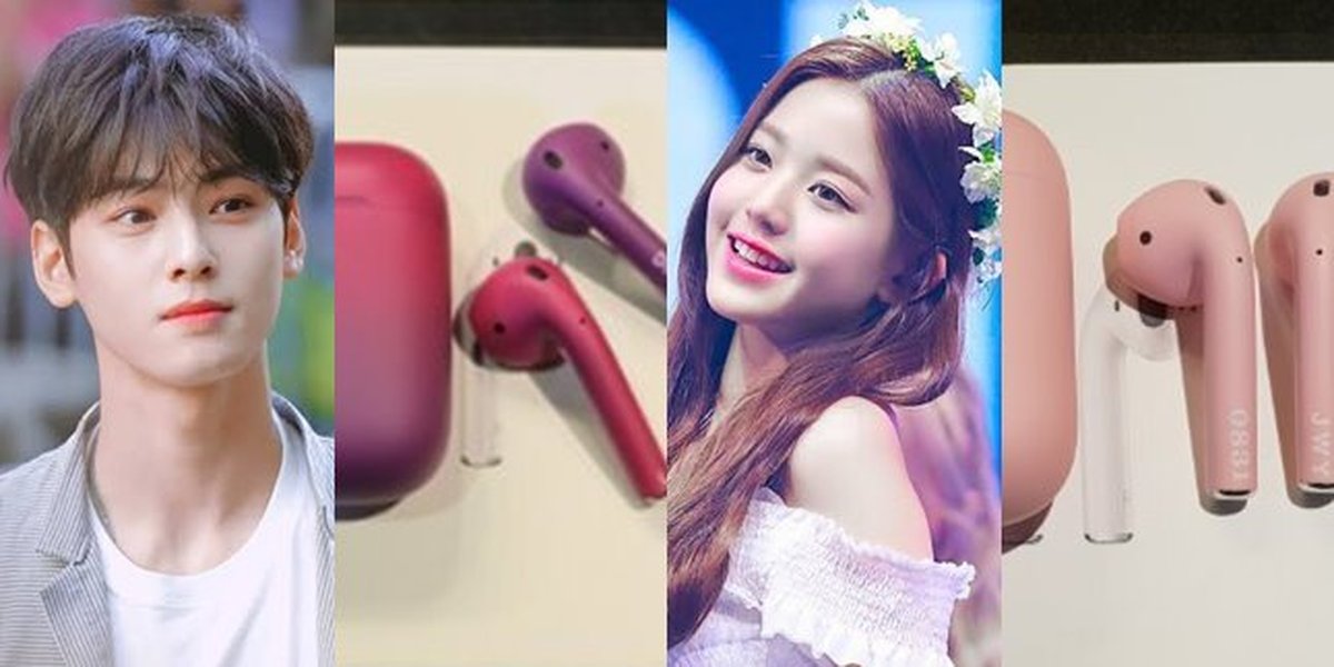 17 Unique Custom Airpods Owned by K-Pop Idols, Cha Eun Woo - Wonyoung IZONE