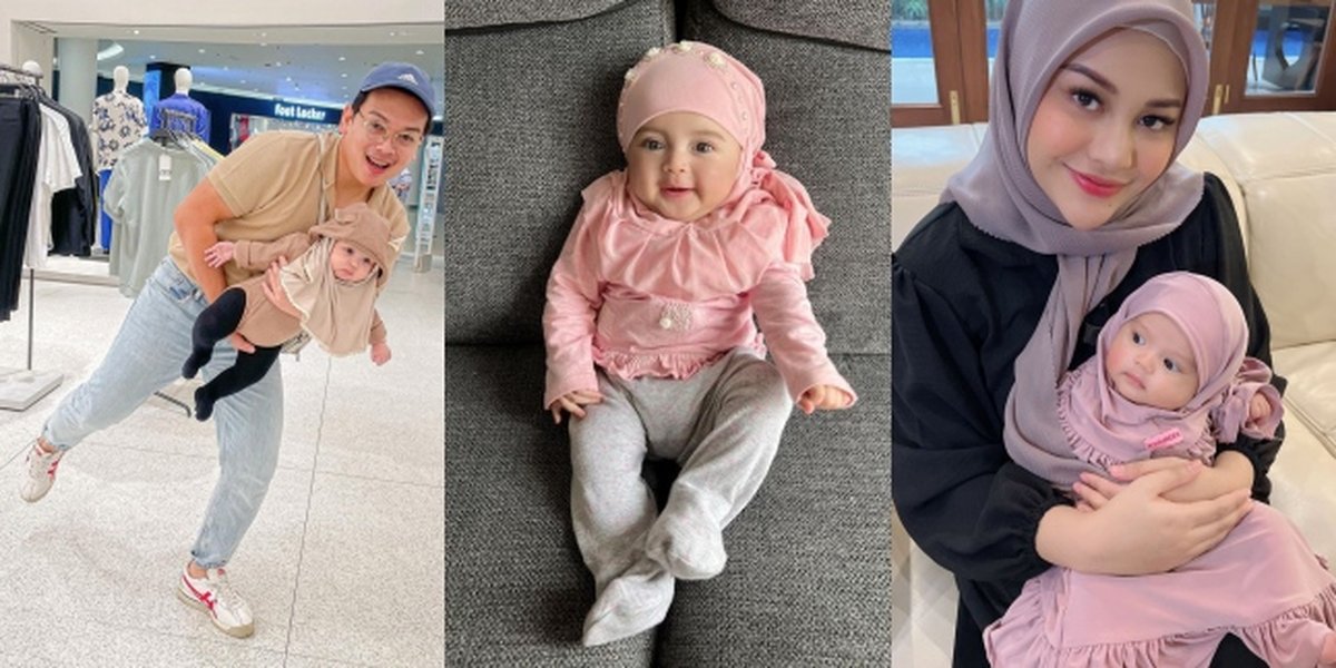 19 Portraits of Celebrity Children who have been Introduced to Hijab since Baby, Cute like Doll - Mini Version of Their Mother when Wearing Matching Outfits