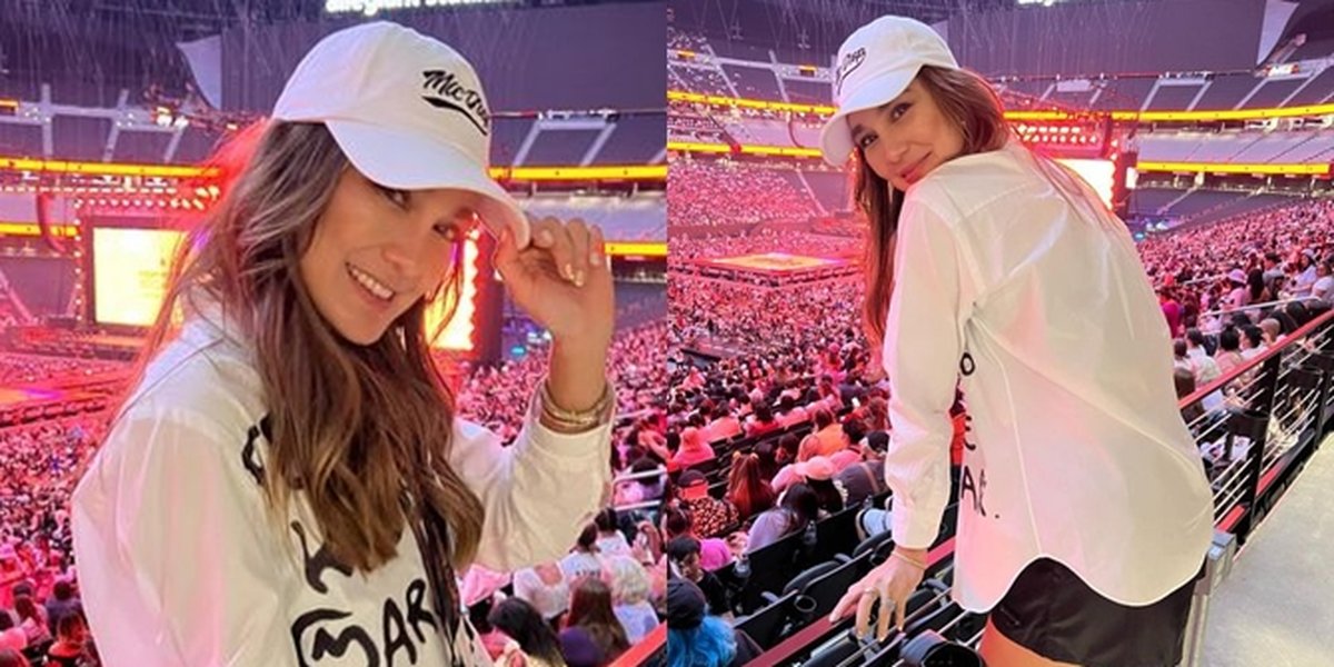 2 Days Watching BTS Concert, This is Luna Maya's Stylish Outfit Excited to Meet Her Favorite K-Pop Group