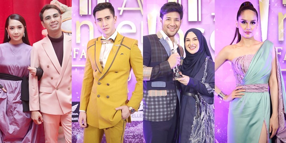 20 Portraits of Celebrities Looking Glamorous at the Insert Fashion Awards 2020: Nagita Slavina, Raffi Ahmad, Ammar Zoni, Irish Bella, Verrell Bramasta, and Cinta Laura!