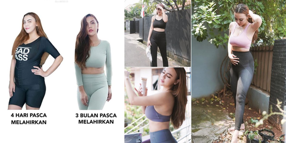 3 Months Postpartum, Ratu Rizky Nabila Shows Off Body Goals and Flat Stomach Again