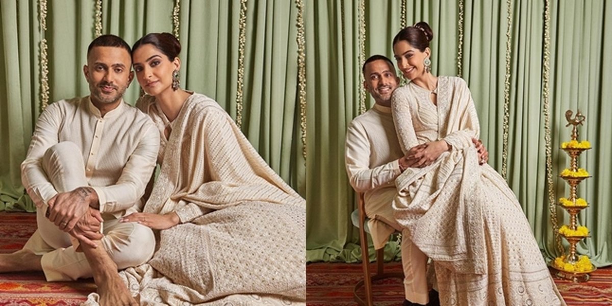 4 Years of Marriage, Sonam Kapoor's First Pregnancy Portrait - Showing Baby Bump with Husband