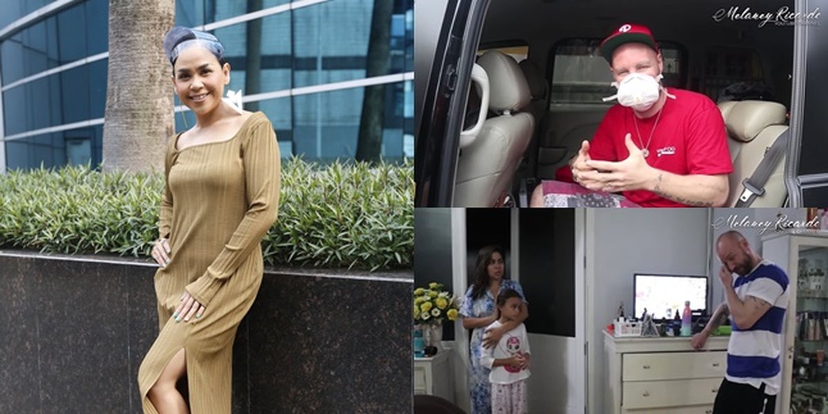 5 Months of Long-Distance Relationship Due to Corona, These are the 9 Touching Moments of Melaney Ricardo & Husband's Reunion in Indonesia