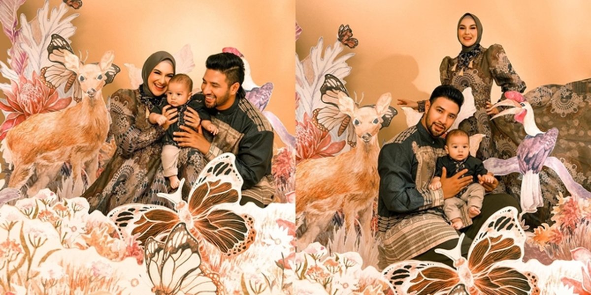 6 Foto Family Portrait Irish Bella and Ammar Zoni, Warmth-themed Fairytale - Revealed Want to Have as Many Children as Possible