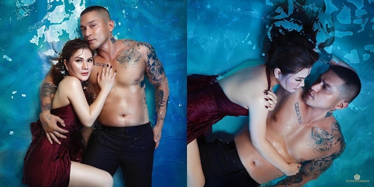 6 Epic Photos of Miller Khan and His Girlfriend's Pre-wedding, Intimate Moments in the Pool, Called 'Mermaid and Aqua Man'