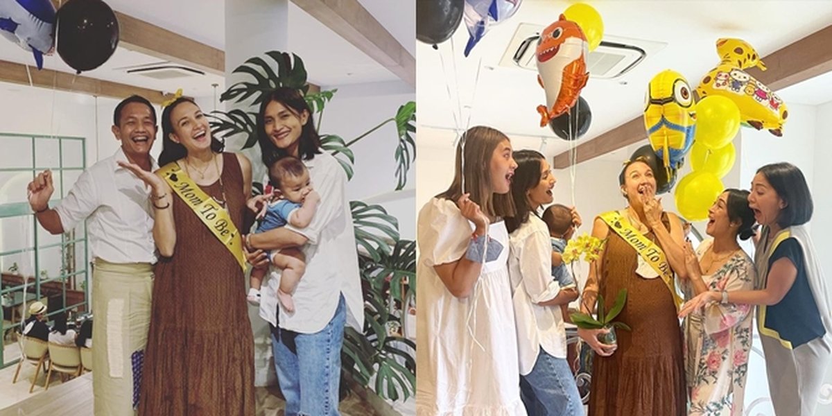 6 Potret Baby Shower Nadine Chandrawinata, Celebrated Joyfully with Friends - Radiating Maternal Beauty