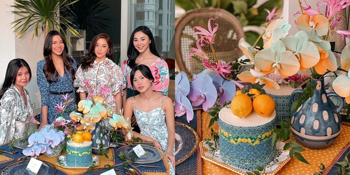 6 Potret Bridal Shower Nikita Willy with Amalfi Theme, Sweet Surprise from Friends