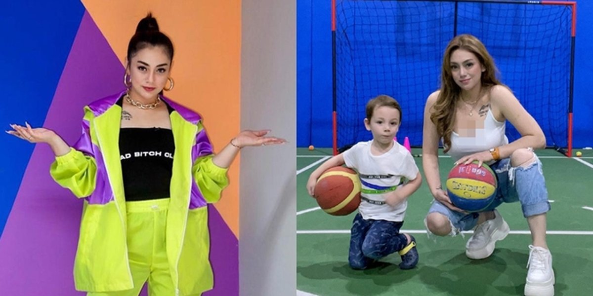 6 Photos of Celine Evangelista Playing Basketball with Children, Her Wedding Tattoo Becomes the Highlight - Full of Charm Like a Teenager Wearing a White Tank Top