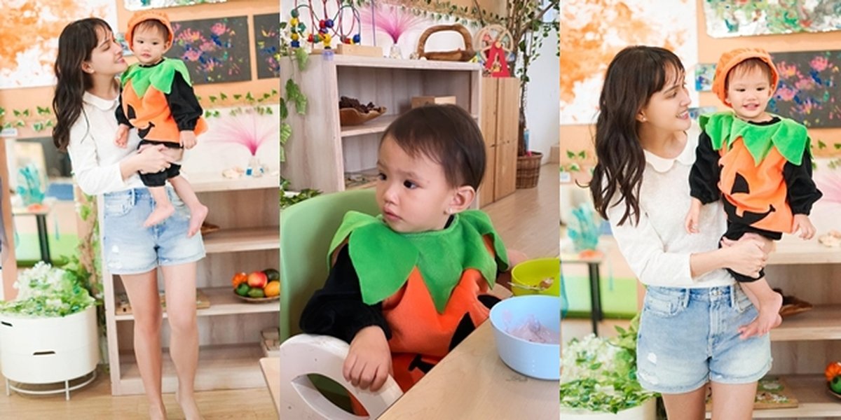 6 Pictures of Claire, Shandy Aulia's Daughter, Celebrating Her First Halloween at School, Adorably Dressed as a Little Pumpkin - Netizens Are Curious About Her Dad's Whereabouts