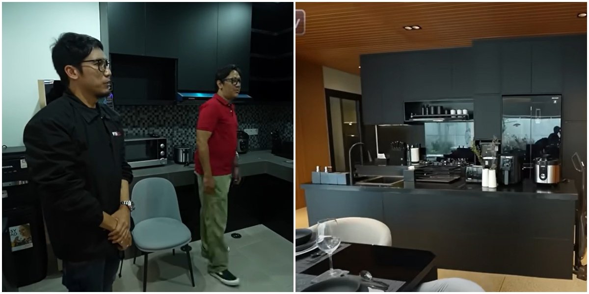 6 Portraits of Desta's Kitchen Blending with the Family Room, All Modern Equipment - Hidden Dining Area