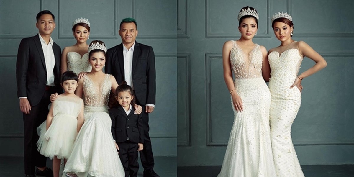 6 Detailed Portraits of Anang Hermansyah's Family Portrait, Full of Enchanting Royal Family Vibes