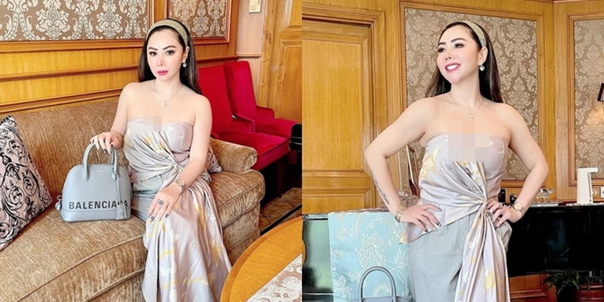 6 Photos of Femmy Permatasari Hanging Out Beautifully with Socialite Gang, Beautiful in Traditional Dress - Showing Off Smooth Shoulders and Carrying Expensive Bags