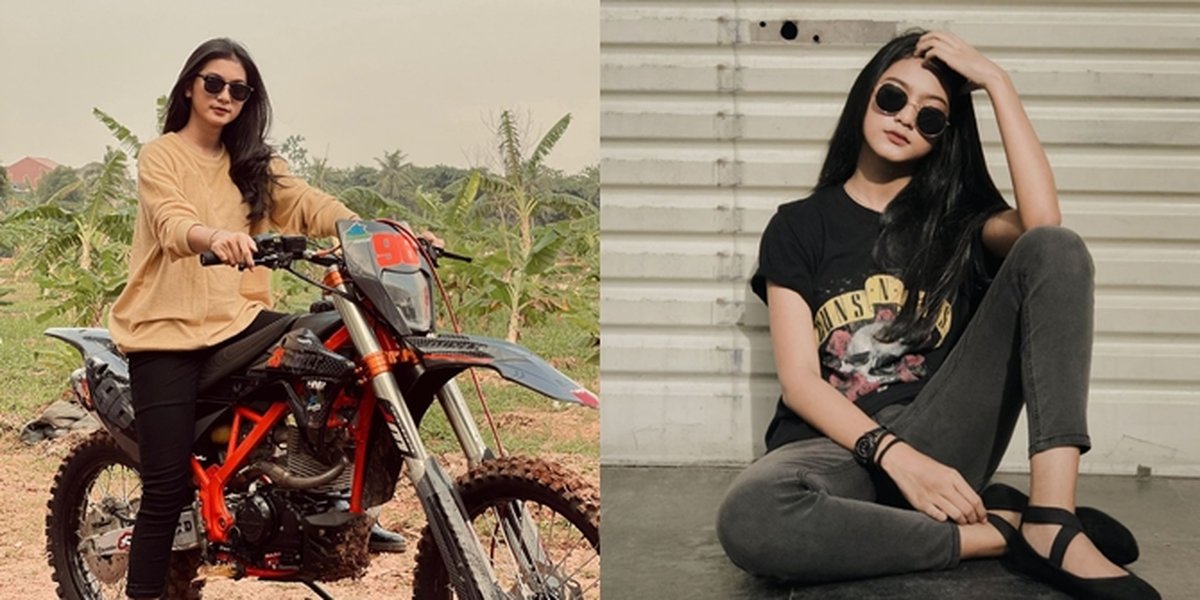 6 Potret Flavio Zaviera from 'DARI JENDELA SMP' who Still Looks Beautiful While Riding a Trail Motorcycle, Netizens Focus on Arie Nugroho Instead