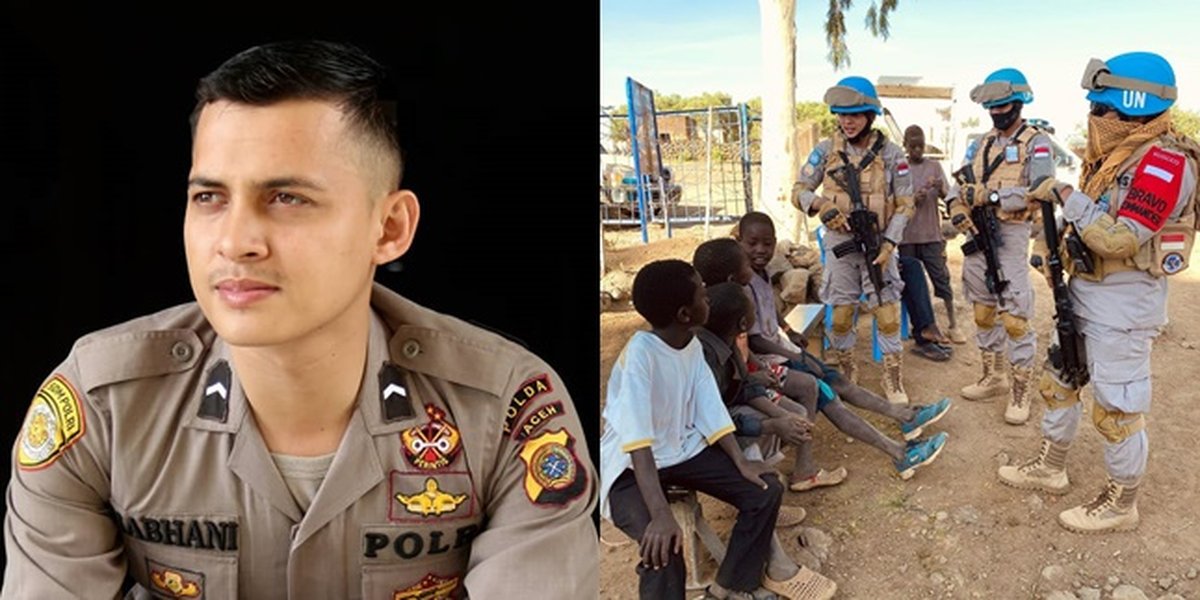 6 Handsome Portraits of Briptu Nabhani Akbar, the Viral Police Officer Teaching Children Quran in Sudan