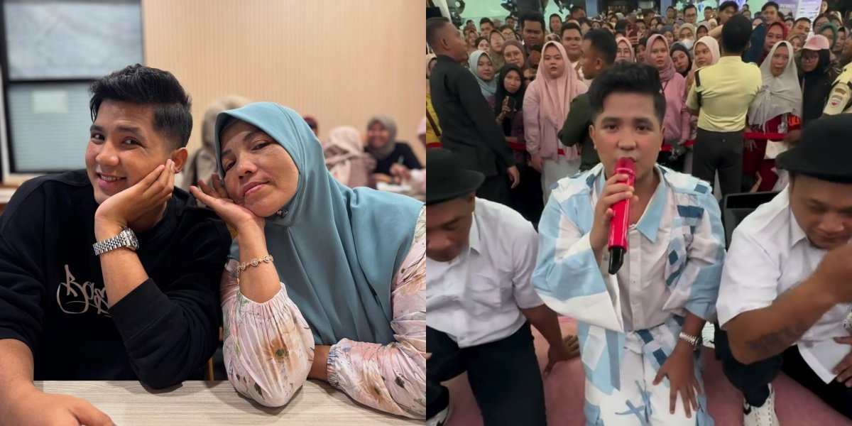 6 Photos of Jirayut Taking His Mother to Work While Traveling to Sidoarjo, Welcomed by Many Fans