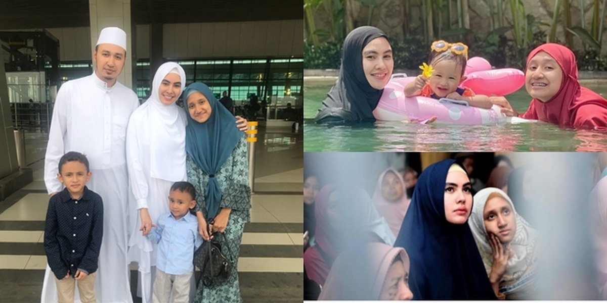 6 Photos of the Closeness between Kartika Putri and Syarifah Putri Habib Usman, Loved Like Her Own Child - Now They Can Only Video Call