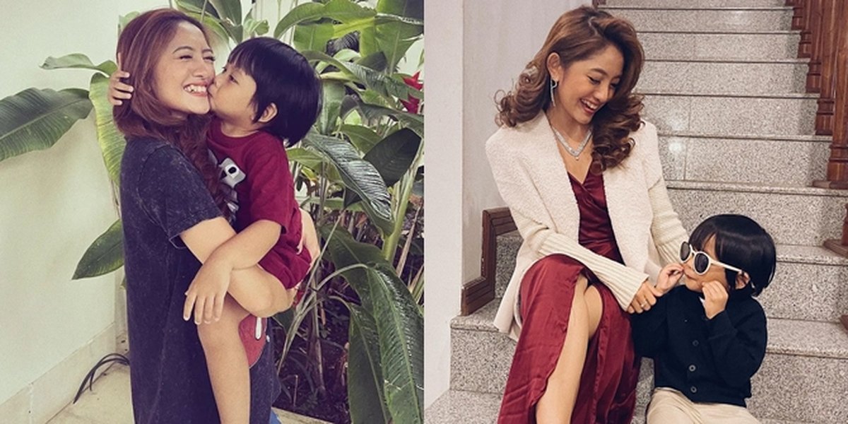 6 Photos of Natalie Zenn's Closeness with Krishna Keitaro Outside the Filming of the Soap Opera 'NALURI HATI', Adorable - It's Like a Real Mother and Child