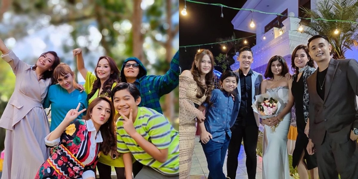 6 Portraits of the Closeness of the Players of the Soap Opera 'NALURI HATI' on the Shooting Location, Compact in Cheerful Pose - Already Familiar Like Family