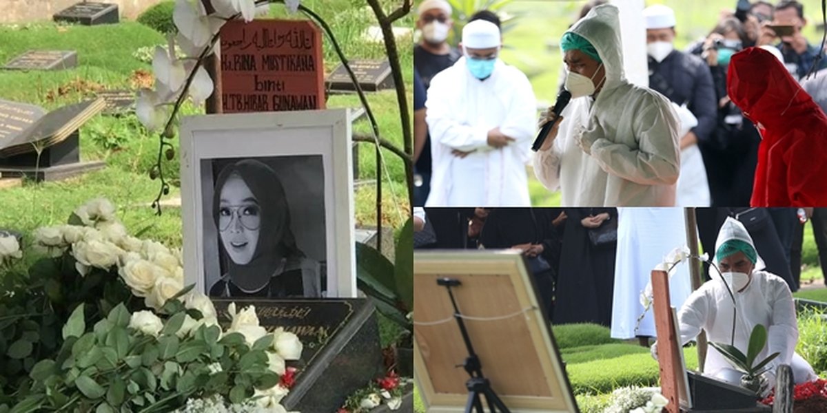 6 Portraits of Teddy Syach's Sadness at Rina Gunawan's Funeral, Unable to Hold Back Tears - Stay Strong for the Children
