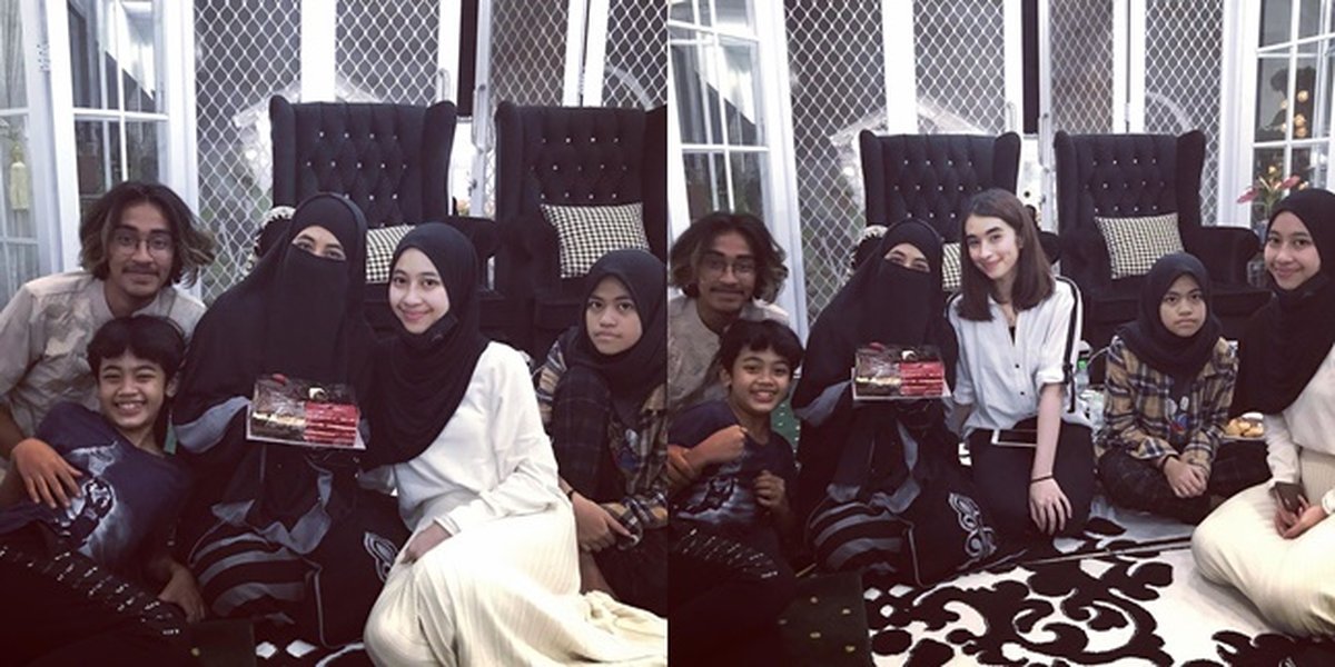 6 Pictures of Ummi Pipik's Joyful 43rd Birthday, Celebrating Gratefully with Her Children at Home