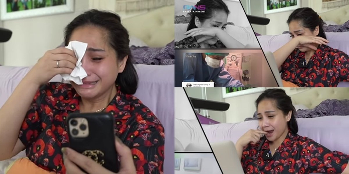 6 Portraits of Nagita Slavina Sobbing Uncontrollably Watching Zaskia Sungkar's Childbirth Process, Confused and Can't Stop - Even Hilarious