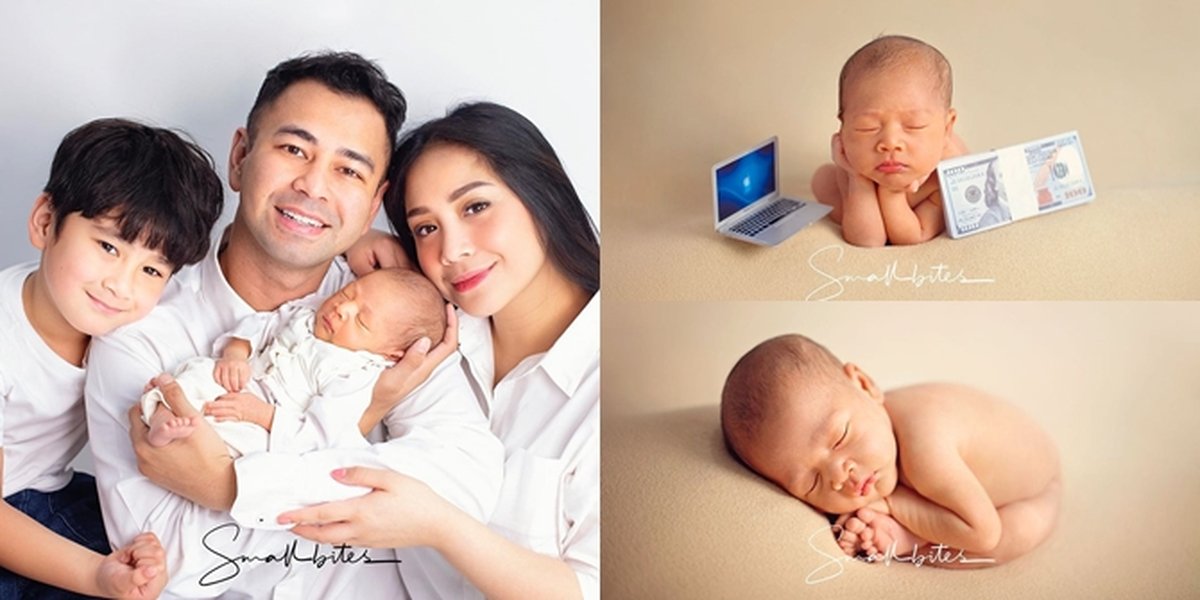 6 Latest Photoshoot Portraits of Rayyanza, Nagita Slavina's Second Child, Ready to Become a Billionaire in a Photo with Dollar Bills - Netizens: Future Sultan!