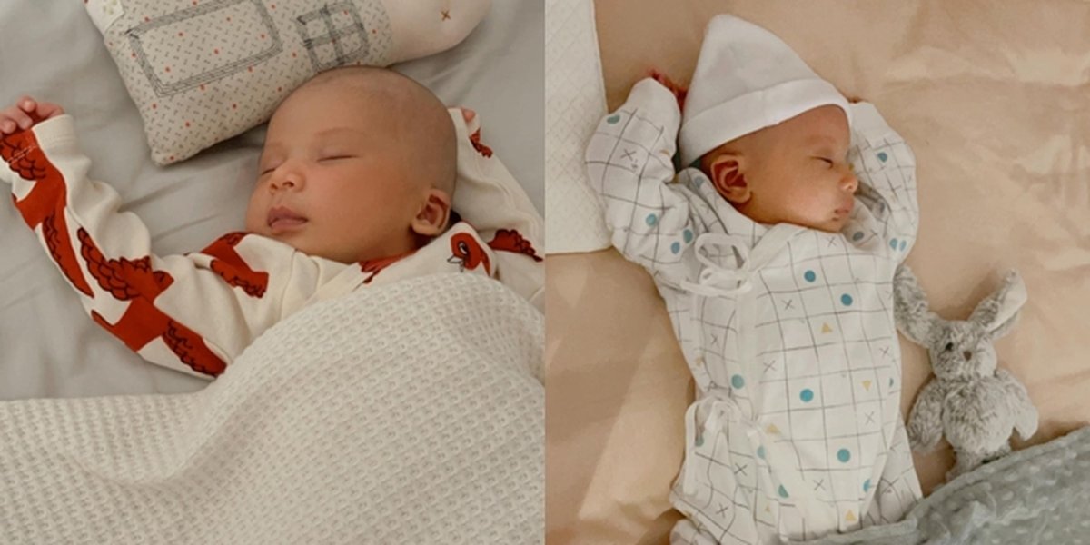 6 Potret Pose Baby Ukkasya Zaskia Sungkar's Child When Sleeping, Still Cool with Cute Costumes - Making Netizens Adore