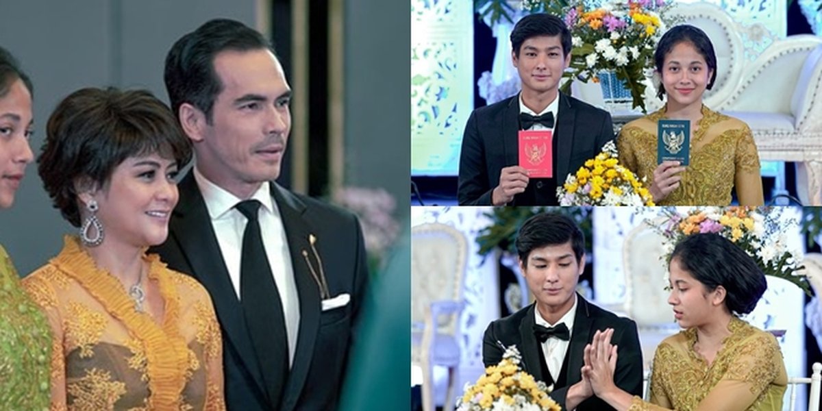 6 Pictures of Tiana and Andre 'KEAJAIBAN CINTA' Being Affectionate While Showing Off Their Marriage Certificate, Making Netizens Emotional - Questioning Darwin's Fate