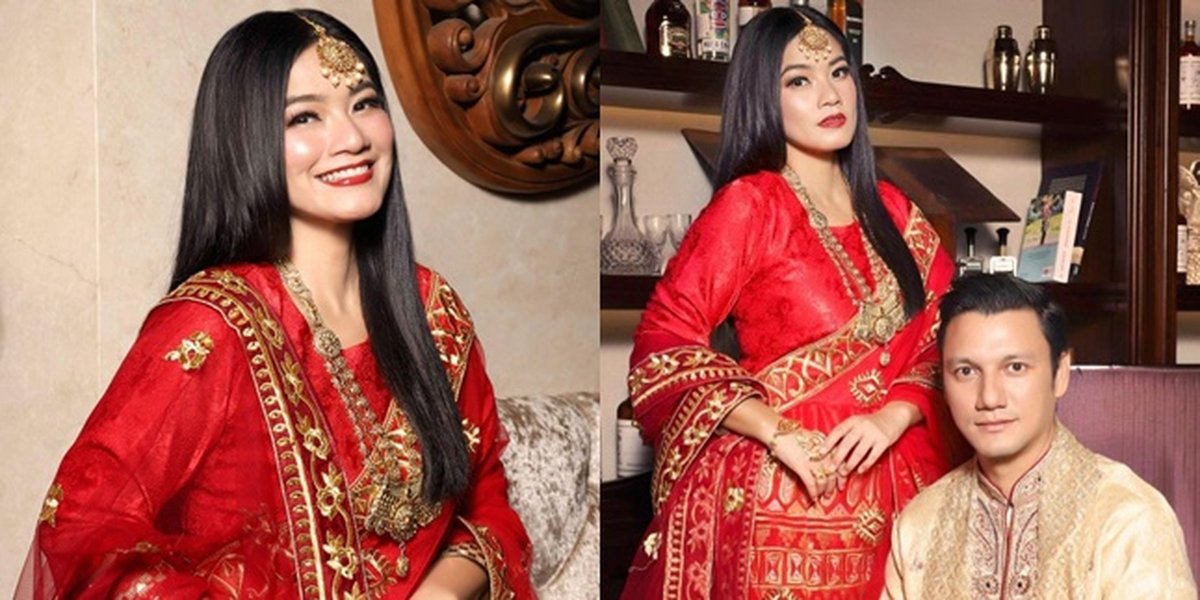 6 Portraits of Titi Kamal and Christian Sugiono at Rocky Soraya's Wedding, Like Kajol - Shahrukh Khan