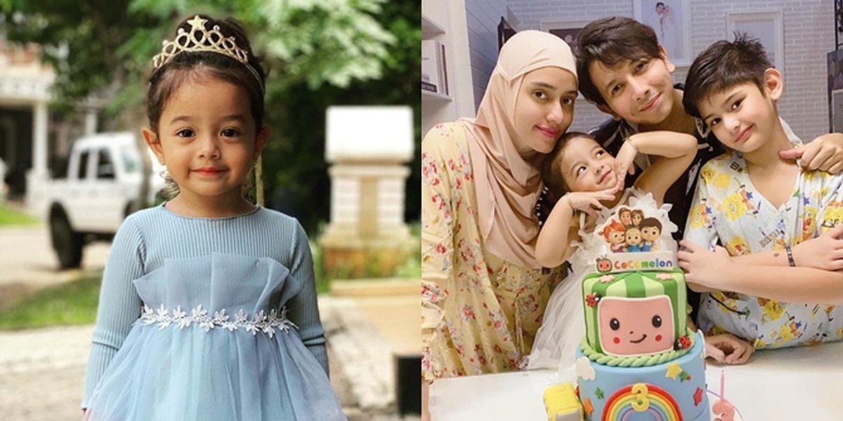 6 Portraits of Queen Eijaz Anak Fairuz A Rafiq's 3rd Birthday, Celebrated Simply at Home - His Birthday Cake Steals Attention