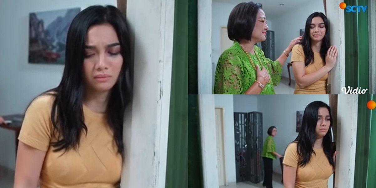 6 Portraits of Vina Helpless While Lamenting Fate in 'SAMUDRA CINTA', Her Tears Overflow - Comforted by Her Mother