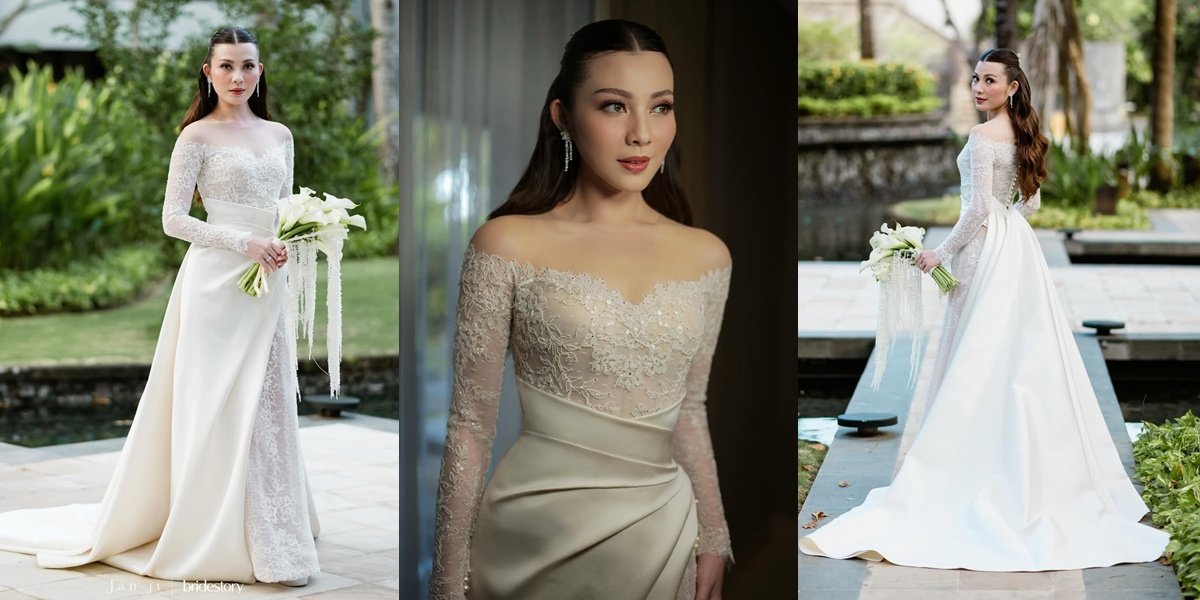 7 Details of Haviza Devi Anjani's Appearance at Her Wedding to Harris Vriza, Beautifully Stunning at the Reception