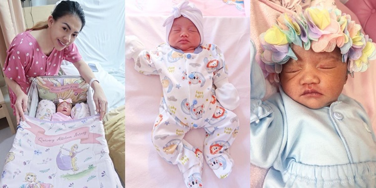 7 Photos of Baby Queency Putri Kezia Karamoy with Head Decorations, Super Cute