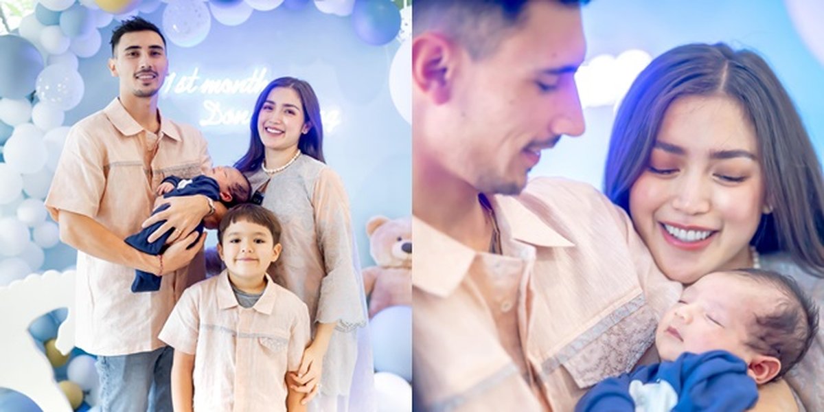 7 Photos of Jessica Iskandar and Vincent Verhaag's Growing Happiness with 2 Children, Baby Don's Face is Adorable