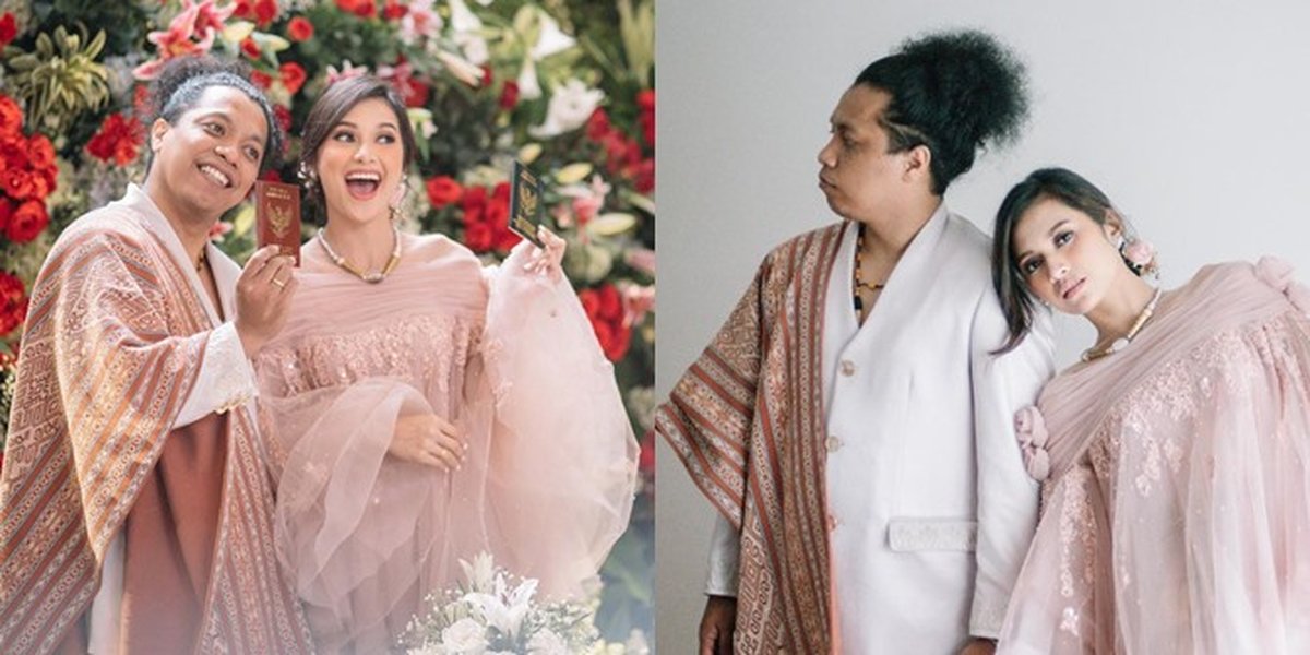 7 Funny But Super Romantic Photos from the Beautiful Permatasari and Arie Kriting's Wedding, Their Kisses Are So Cute