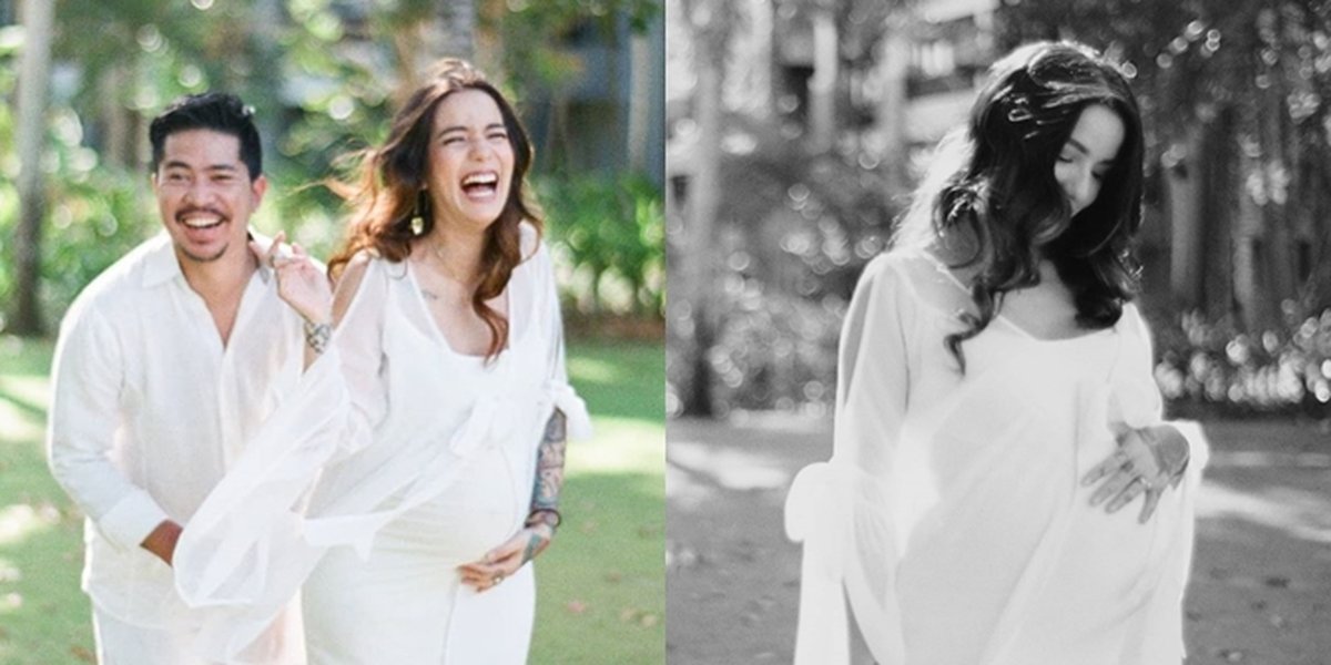 7 Maternity Shoot Photos of Sheila Marcia, Beautiful and Graceful in Long Gown