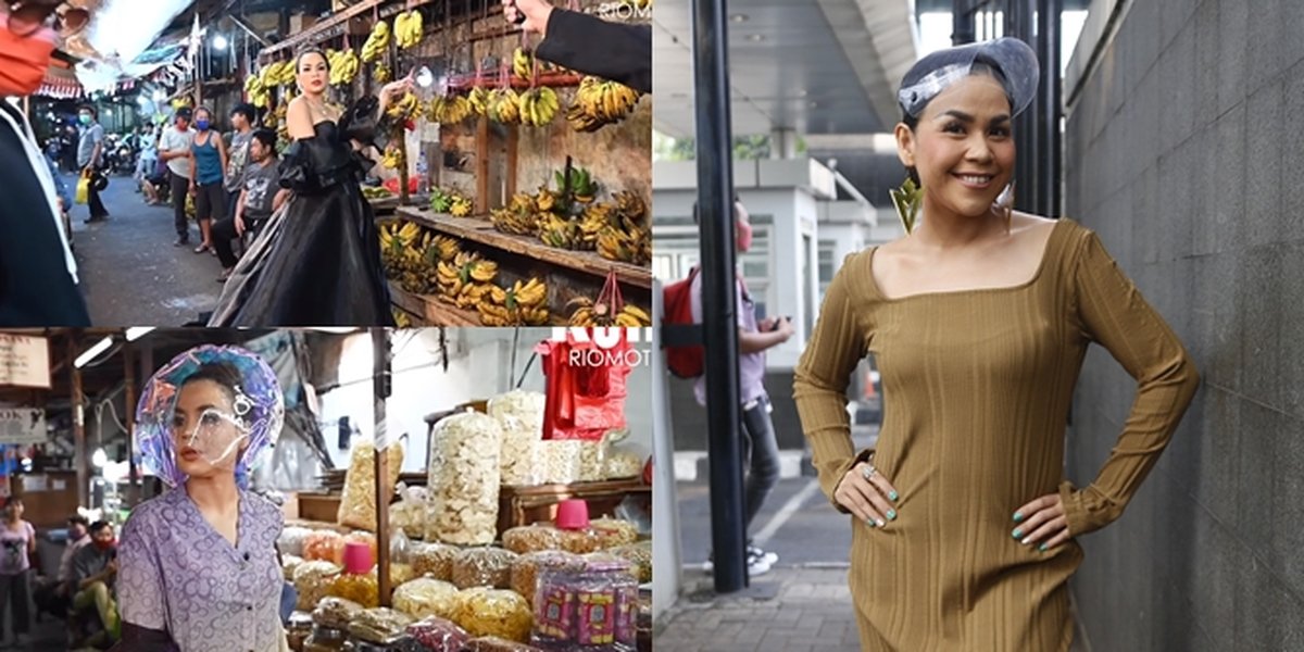 7 Photos of Melaney Ricardo's Photoshoot in Glodok Market, Super Glamorous - Previously Scolded by Fruit Sellers