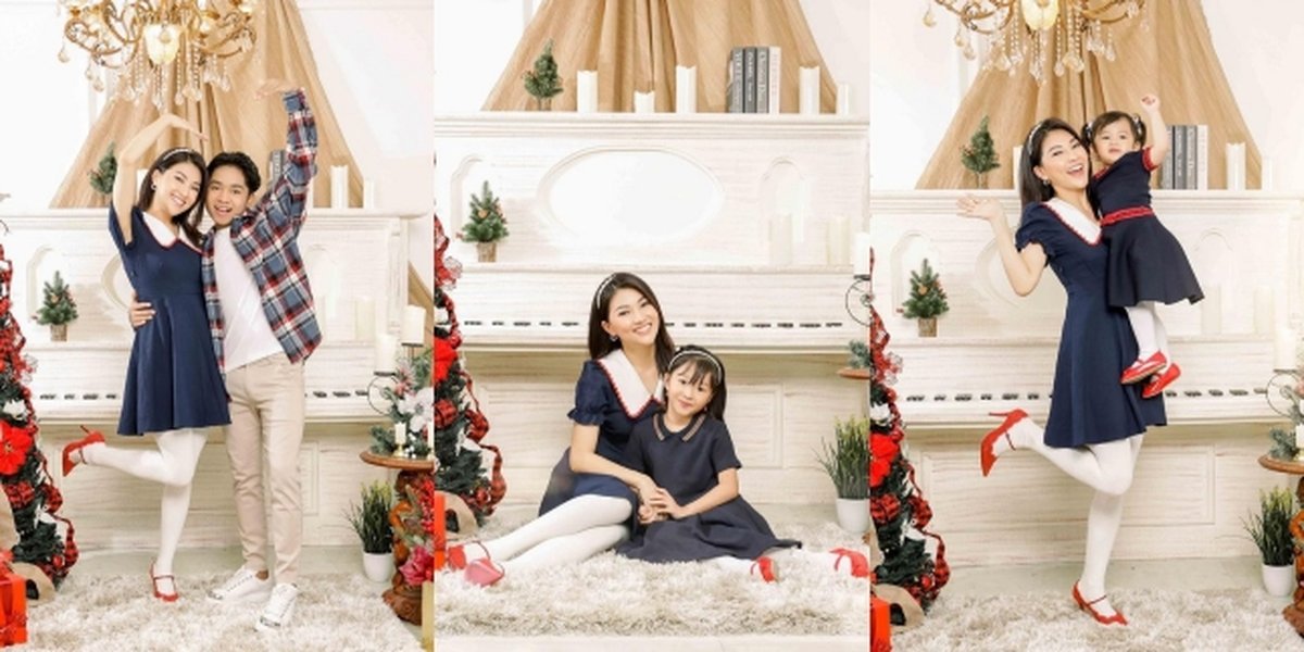 7 Photos of Ruben Onsu's Family Christmas, Still Charming Despite Being Impromptu - Sarwendah as the Older Sister with Their Three Children