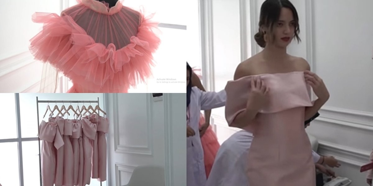7 Fun Photos of Jessica Iskandar's Bridesmaid Dress Fitting, Including Nia Ramadhani - Gisella Anastasia