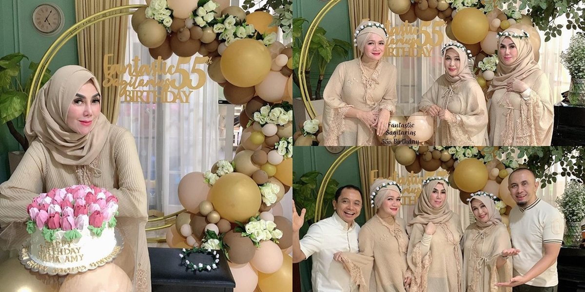 7 Photos of Amy Qanita, Raffi Ahmad's Mother's Birthday, Still Happy Even Though Not Going Abroad