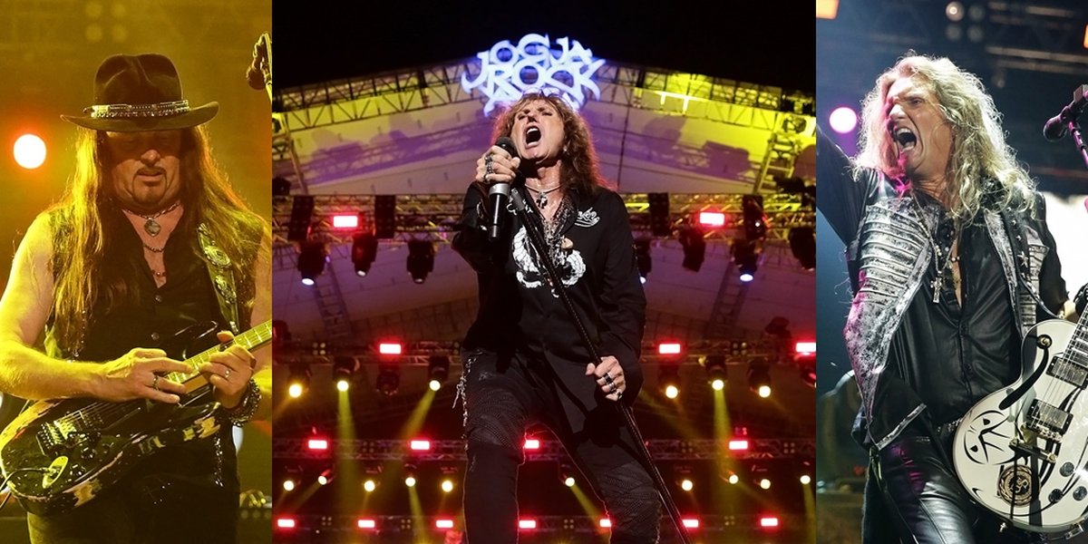 7 Photos of Energetic and Successful Whitesnake Band from Mongolia Rocking the Stage at Jogjarockarta 2020