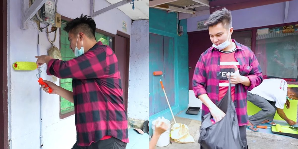 7 Moments Baim Wong Visits Residents in the Village, Becomes a Painter and Gives Gifts