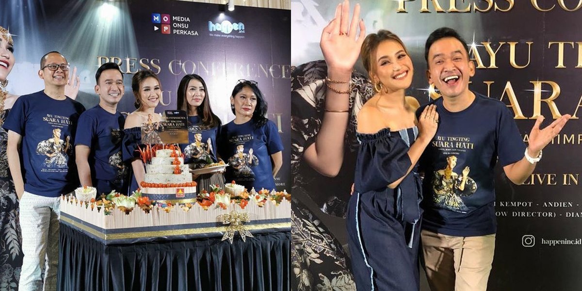 7 Moments of Ayu Ting Ting's Press Conference Preparing for a 10-Year Career Concert