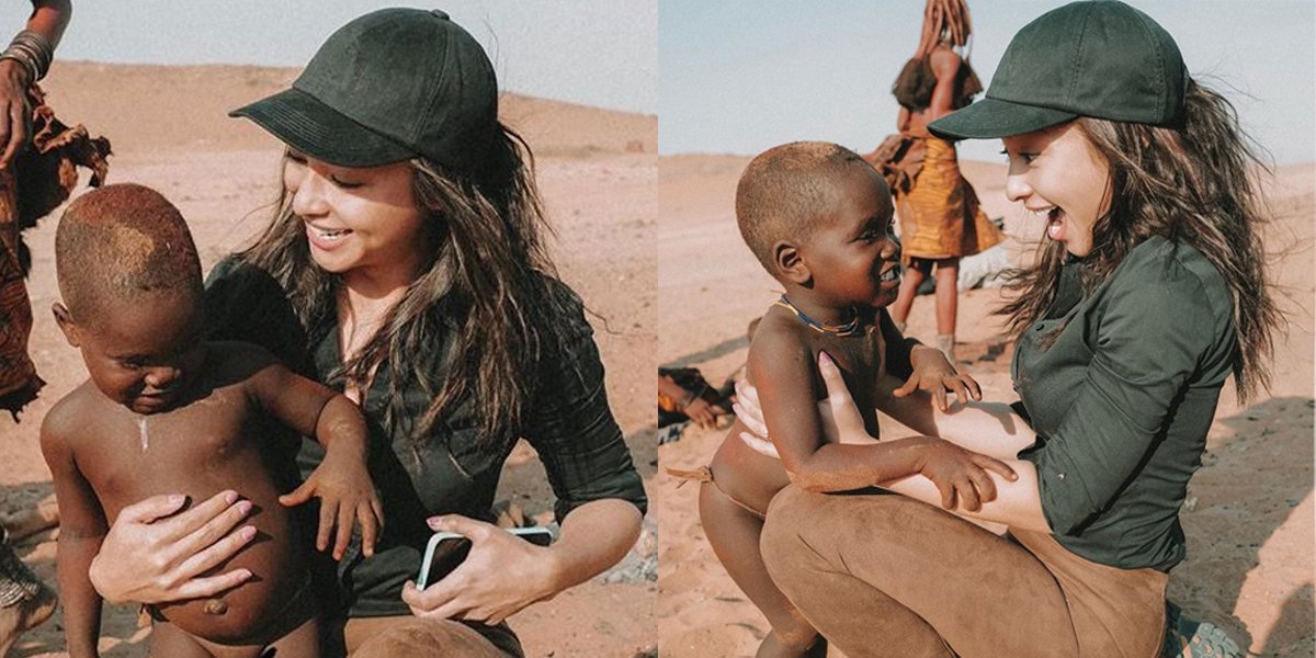 7 Moments of Nikita Willy Hanging Out with the Himba Village Children, Full of Warmth