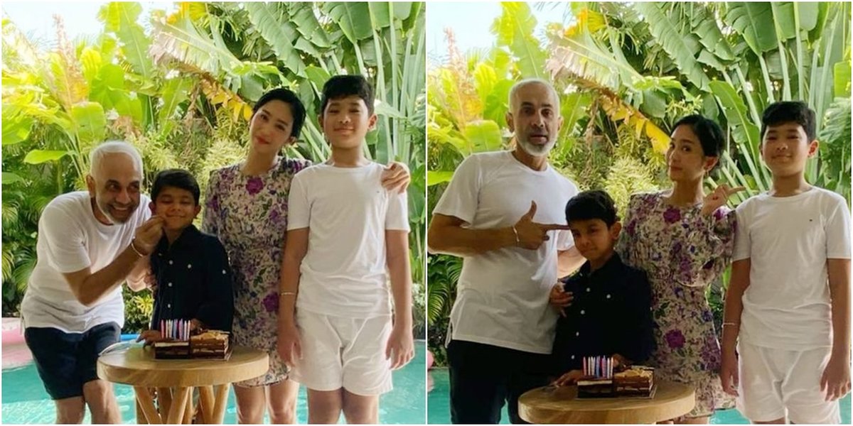 7 Moments of Bunga Zainal's 34th Birthday Celebration with Family, Simple at Home and Casual Attire