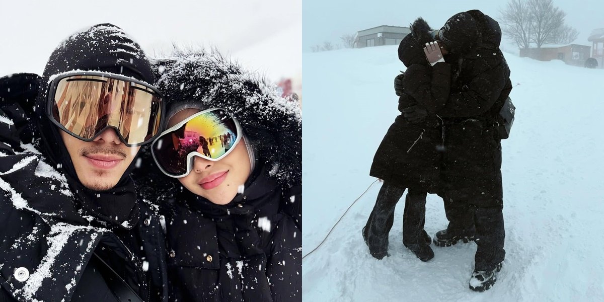 7 Romantic Moments of Aurel & Atta's Vacation in Japan, Kissing in the Snow Like a Honeymoon Again