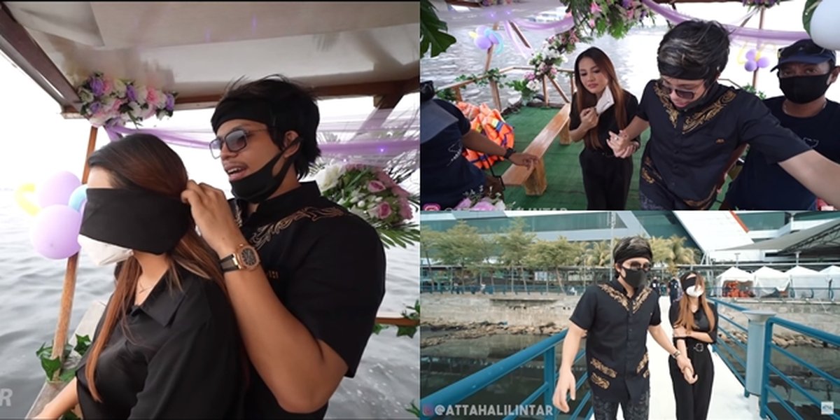 7 Romantic Moments of Aurel Hermansyah and Atta Halilintar on the Ship, Intimate Carrying - Singing Together in Harmony