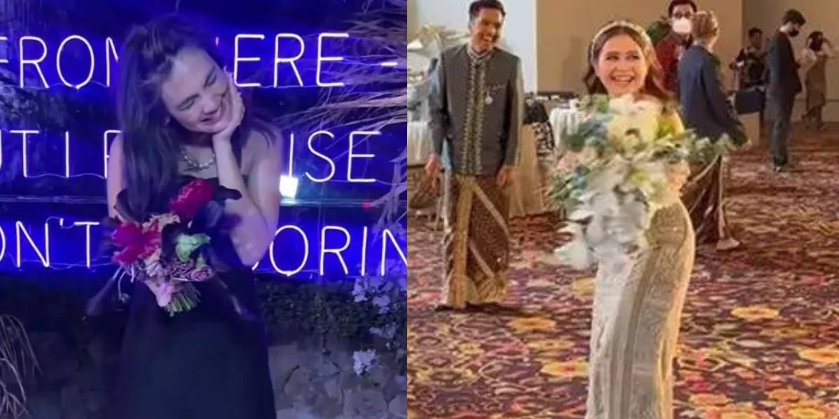 7 Moments Celebrities Receive Flower Bucket Throws from the Bride, Wishing to Soon Follow to the Wedding - Luna Maya to Prilly Latuconsina